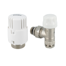 Radiatorventiel met adaptor