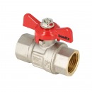 Ball valve with red butterfly PN40 / PN30*