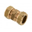 Brass and nickel plated compression fittings