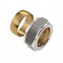Compression ring and nut