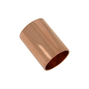 Red copper straight coupling
