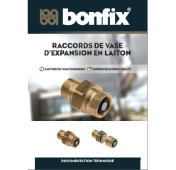 Raccords de vase d'expansion en laiton