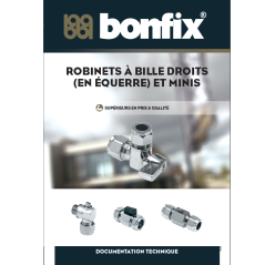 Robinets a bille droits (en equerre)