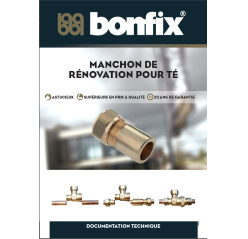 Manchon de renovation pour té