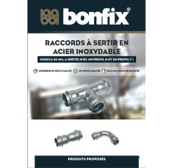 RACCORDS À SERTIR EN ACIER INOXYDABLE