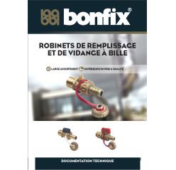 ROBINETS DE REMPLISSAGE ET DE VIDANGE A BILLE