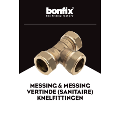 Messing en messing vertinde knelfittingen