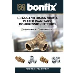 BRASS AND BRASS NICKEL PLATED (SANITARY) COMPRESSION FITTINGS