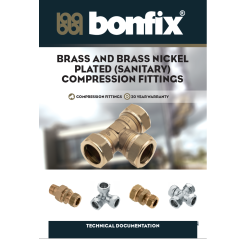 BRASS AND BRASS NICKEL PLATED (SANITARY) COMPRESSION FITTINGS