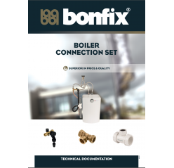 Boiler connection set