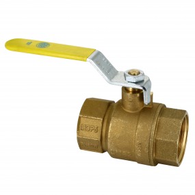 Gas valve with lever
