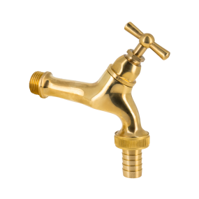 Bib cock with hose-union