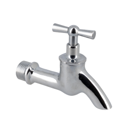 Sanitaire tapkraan met gladde uitloop