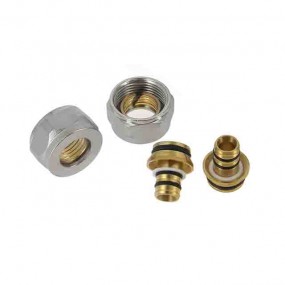 Compression fitting for connection set
